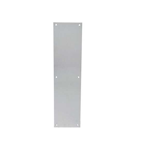 Propation 3.5 x 15 in. Square Corner Push Plate, Satin Stainless Steel PR1635180 - main
